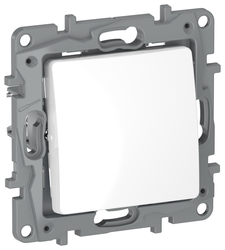 Переключатель 1-клавишный Legrand Etika 672205 белый, картинка