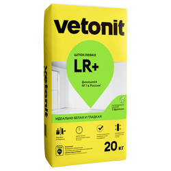Шпатлевка финишная Vetonit LR+ 20 кг, вид