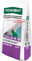 Шпаклевка полимерная финишная ОСНОВИТ ЭКОНСИЛК PP38 W (5 кг), фото