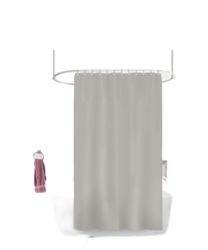 Штора для ванн PEVA GX005-G,180х200, серый, вид