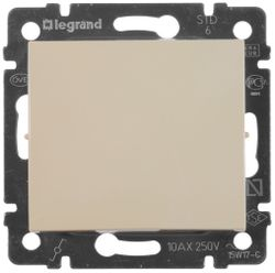Переключатель 1-клавишный Legrand Valena 3205 слоновая кость, детальное фото