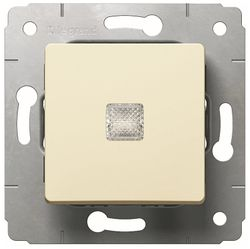 Переключатель 1-клавишный Legrand Cariva 3815 слоновая кость, изображение