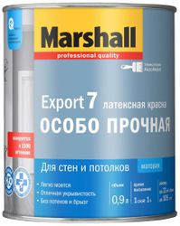 Краска Masterline by Marshall Export 7 матовая латексная BC 0,9 л, фотография