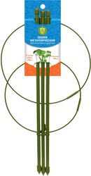 Опора круглая GARDEN SHOW сталь 20х40х20 см зеленая, детальное фото