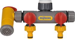Разделитель двухпутевой HOZELOCK с краном Flow Max 3/4", 1", 1/2", изображение