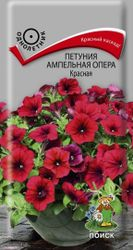 Семена Петунии ампельной ПОИСК Опера красная 5 шт, детальное фото