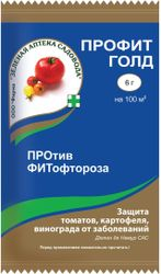 Средство против фитофтороза Зеленая Аптека Садовода ПрофитГолд 6 г, детальное фото