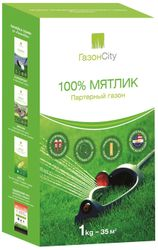 Семена газонной травы ГазонCity Мятлик 1 кг, крупный план