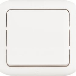 Переключатель 1-клавишный Legrand Quteo 782304 белый, фотография