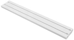 Карниз для штор LEGRAND Стандарт потолочный двухрядный белый 160 см, фотография