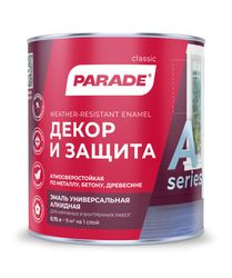 Эмаль PARADE А1 Декор & Защита база С мат. 0,75 л, фотография