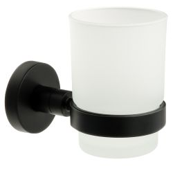 Подстаканник одинарный черный comfort black, вид