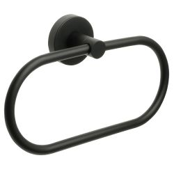 Полотенцедержатель кольцо черный comfort black 21х13х5, детальное фото