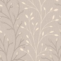Виниловые обои WallSecret Bloom 8922-24 песочные 1,06х10,05 м, изображение