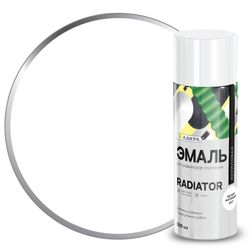 Эмаль аэрозольная д/радиаторов отопления Лакра Radiator Белый матовый 1007, вид