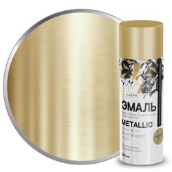 Эмаль аэрозольная Лакра Metallic Металлик золото 35, изображение