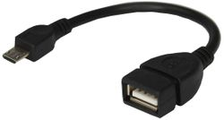 Кабель micro USB - USB REXANT 18-1182 черный 15 см, детальное фото