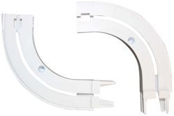 Закругления для карниза 1 ряд LEGRAND белые 2 шт, фотография