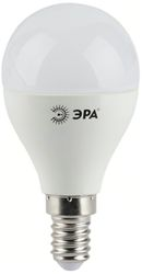 Светодиодная лампа ЭРА P45 E14 9 Вт 720 лм 4000 К шар, картинка