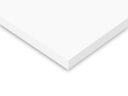 Мебельная панель ЛДСП 1200х400х16 мм Белый 2008003001046, детальное фото