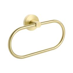Держатель для полотенца кольцо Comfort Gold золото-сатин, детальное фото