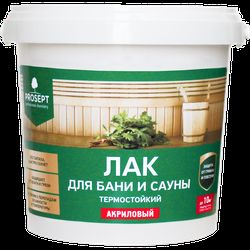 Лак PROSEPT Для бани и сауны 0,9л, картинка