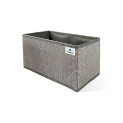 Коробка для хранения вещей серый 30x15x15, изображение