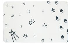 Коврик для ванной 1-ый белый teddy sky 50х80 см, изображение