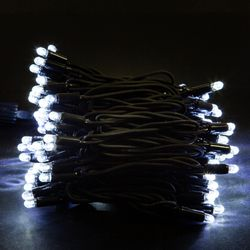 Гирлянда внешняя нить SYSTEM PROF 100 LED белый 10 м, фото