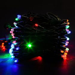 Гирлянда универсальная занавес SYSTEM PROF 102 LED многоцветный 1 м, фотография