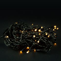 Гирлянда внешняя занавес SYSTEM OUT 50 LED теплый белый 2,4 м, картинка