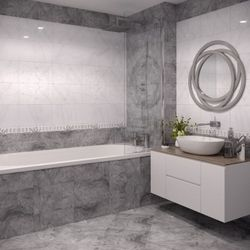 Декор Gracia Ceramica Милана светлая 25X40 см 1, вид