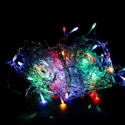 Гирлянда внутренняя занавес SYSTEM IN 150 LED многоцветный 2м, детальное фото