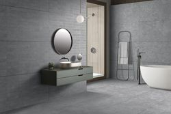 Керамогранит Dover Mos Grey серый 60X120 см 2,16 м², вид