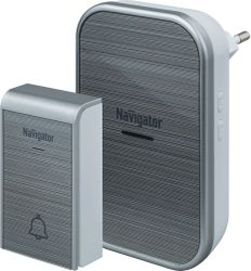 Звонок электрический Navigator 80 507 серебристый, вид