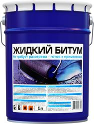 Жидкий битум Bitumast 5 л, фотография