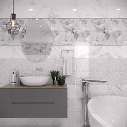 Керамогранит GRACIA CERAMICA Celia белый 45x45 см 1,62 м2, фотография