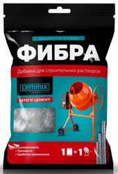 Фибра полипропиленовая Cemmix 150 гр, картинка