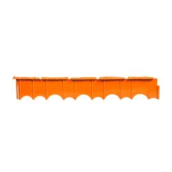 Декоративный бордюр Камешки Standartpark терракотовый 0,75х0,037х0,125 м, фото