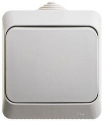 Выключатель 1-клавишный Schneider Electric ETUDE KA10-041C серый, фотография