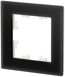 Рамка 1 пост Schneider Electric Atlas Design черный, картинка