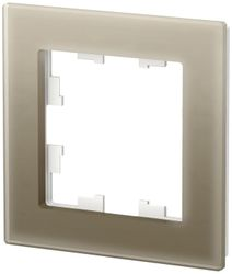 Рамка 1 пост Schneider Electric Atlas Design шампань, вид