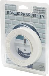 Лента бордюрная MasterProf белый 3,35м х 20, изображение