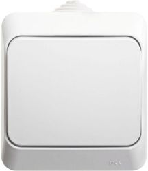 Переключатель 1-клавишный Schneider Electric ETUDE BA10-046B белый, картинка