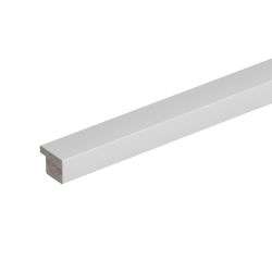 Рейка полистирол 3D Rail белая 22x16x2700, фото