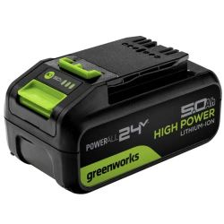 Батарея аккумуляторная GREENWORKS High Power G24HP5 2957807 24V 5Ач, вид