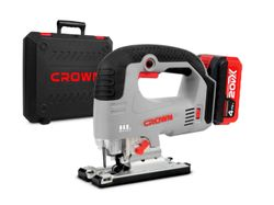 Аккумуляторный лобзик CROWN CT25003HX-4 BMC 20 В 26 мм с АКБ И ЗУ, картинка