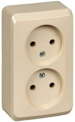 Розетка электрическая Schneider Electric ETUDE PA16-005K кремовый, картинка