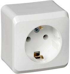 Розетка электрическая Schneider Electric ETUDE PA16-003B белый, картинка