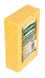 Губка для очистки эпоксидных остатков ОСНОВИТ плитсэйв 14x9,5 см 1 шт, крупный план